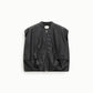 Gilet senza maniche con maxi tasche frontali