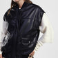 Giacca smanicata con maxi tasche frontali