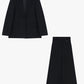 Completo giacca e pantaloni a gamba larga