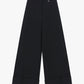 Pantaloni palazzo con risvolto ampio