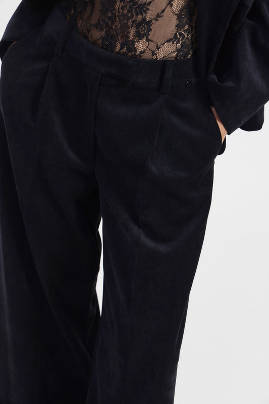 Pantaloni palazzo a vita alta