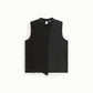 Top smanicato colorblock con collo alto
