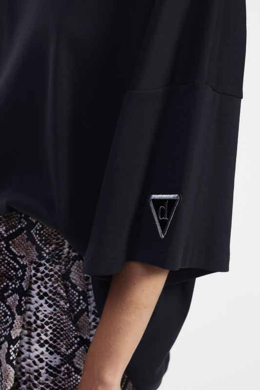 T-shirt con maniche corte logo