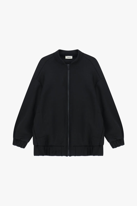 Bomber con zip e tasche laterali