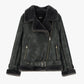 Giacca in eco-pelliccia con zip laterale