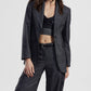 Blazer regular fit con tasche a patta