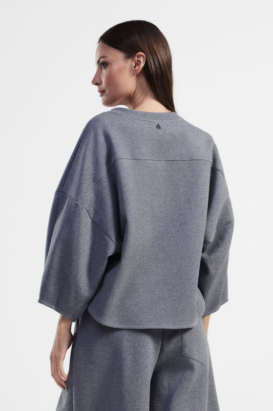 Maglia maniche lunghe collo rotondo