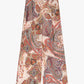 Pantaloni ampi con motivo decorativo