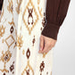 Pantaloni palazzo con motivi geometrici