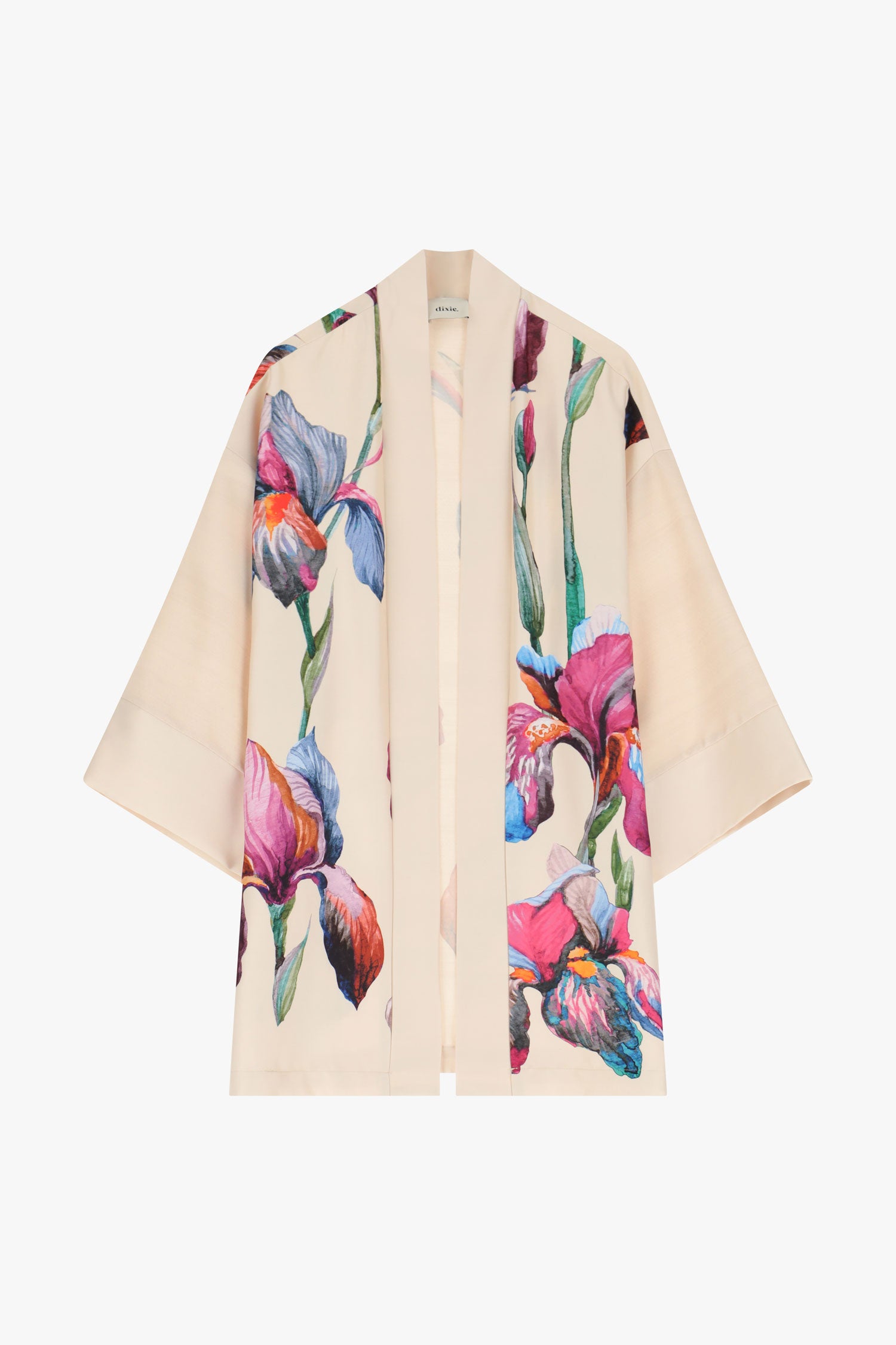 Kimono con stampa floreale