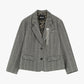 Blazer a righe con bottoni