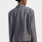 Blazer a righe con bottoni