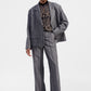 Pantaloni a righe a gamba ampia
