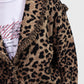 Cardigan stampato con maniche lunghe