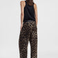 Pantaloni animalier gamba morbida