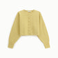 Cardigan con bottoni e maniche ampie