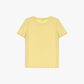 T-shirt satinata a maniche corte