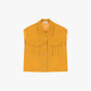 Camicia senza maniche con tasche