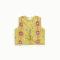 Gilet con dettagli stampati