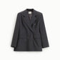 Blazer doppiopetto con tasche a filetto