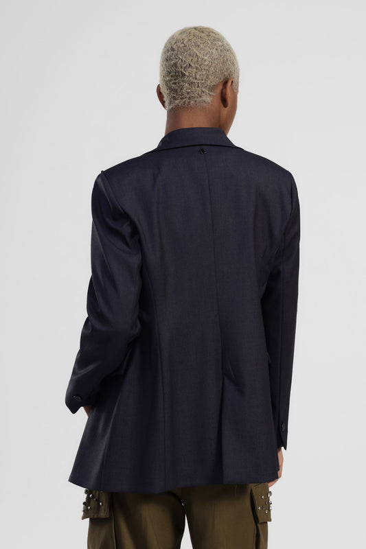 Blazer monopetto con tasche frontali