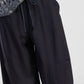 Pantaloni palazzo ampi con cintura elasticizzata