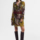 Vestito con maniche lunghe e stampa