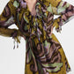Vestito con maniche lunghe e stampa