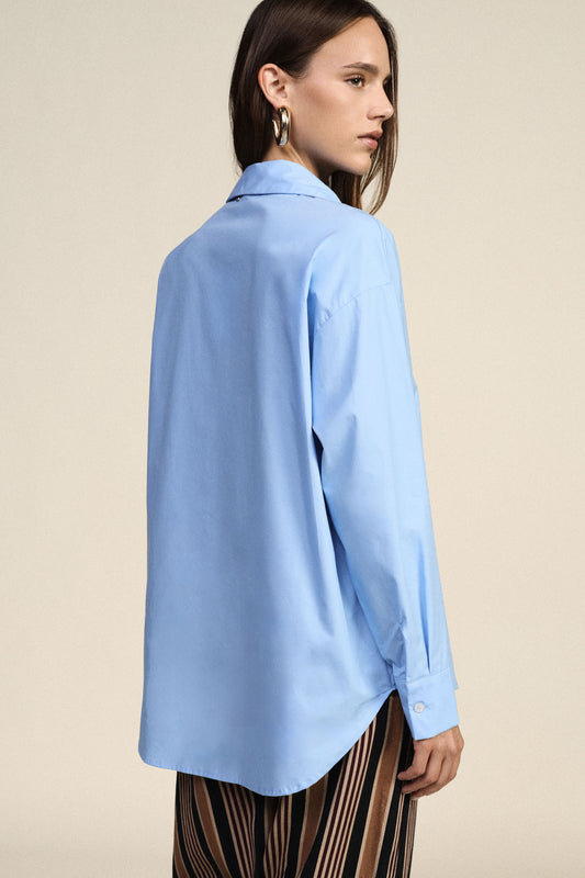 Camicia fit regolare con dettagli decorativi frontali