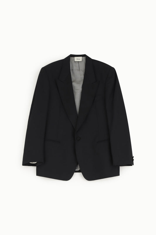 Blazer regular-fit con stampa glitterata sul retro