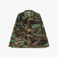 Shirt jacket stampa camouflage con tasche applicate