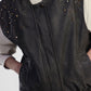 Gilet senza maniche con applicazioni borchiate