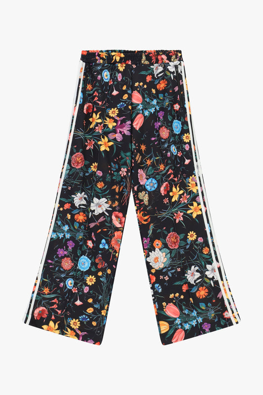 Pantaloni palazzo fantasia floreale vita elasticizzata