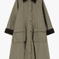 Cappotto lungo con tasche ampie