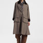 Cappotto lungo con tasche ampie