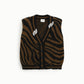 Gilet fantasia animalier dettagli gioiello