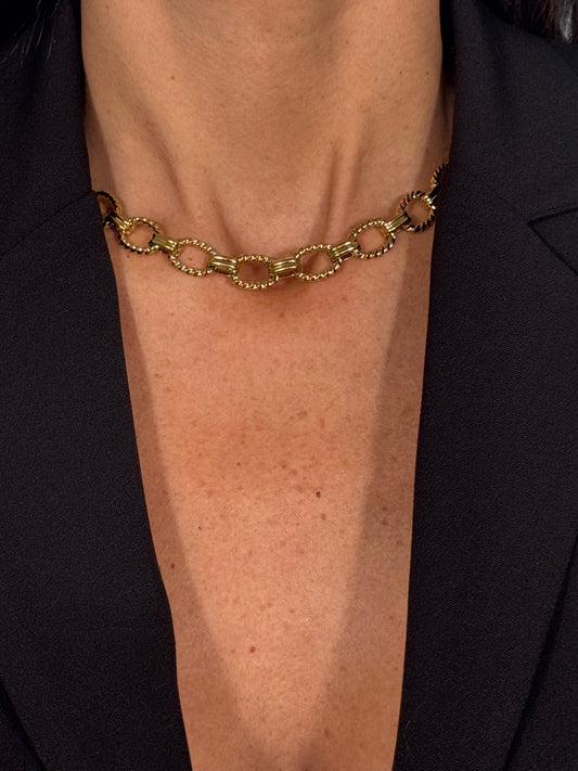 Collana Lavorazione Ovali