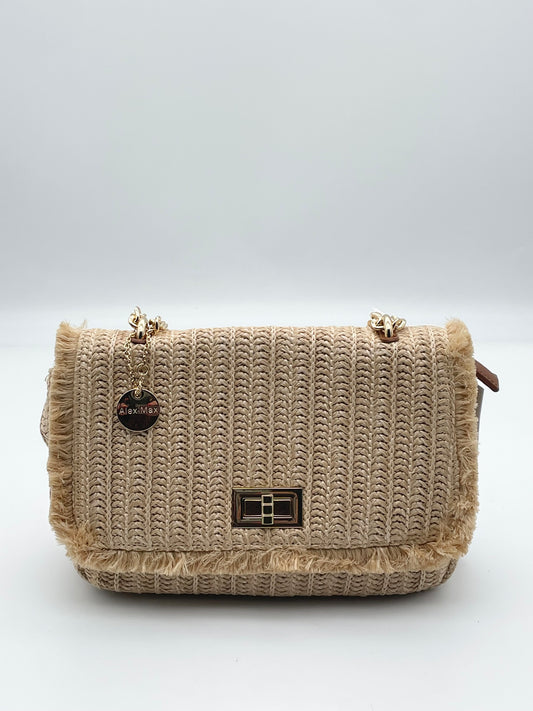 Borsa Rafia e Oro