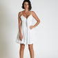 Vestito corto con spalline sottili