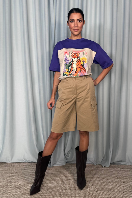 Shorts a mezza gamba con tasche cargo