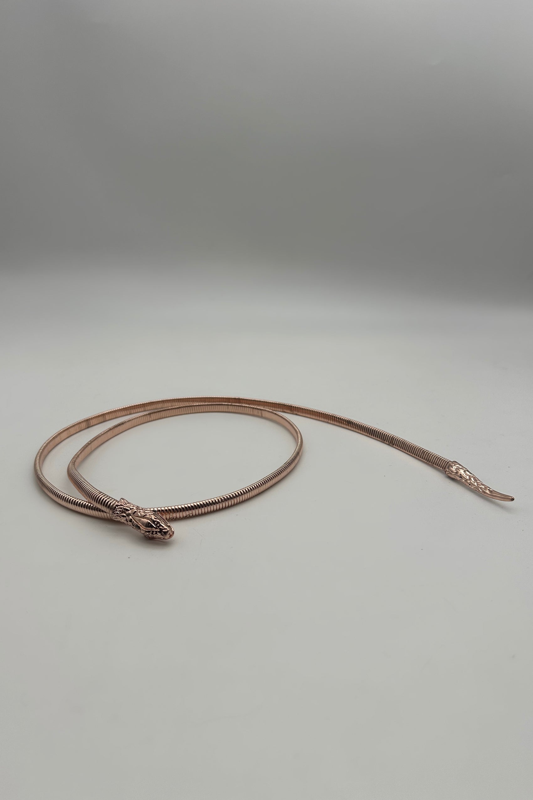 Cintura metallo chiusura serpente