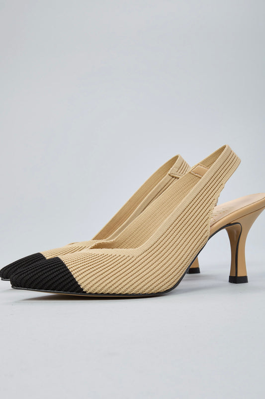 Ovye' Slingback a Punta Bicolore