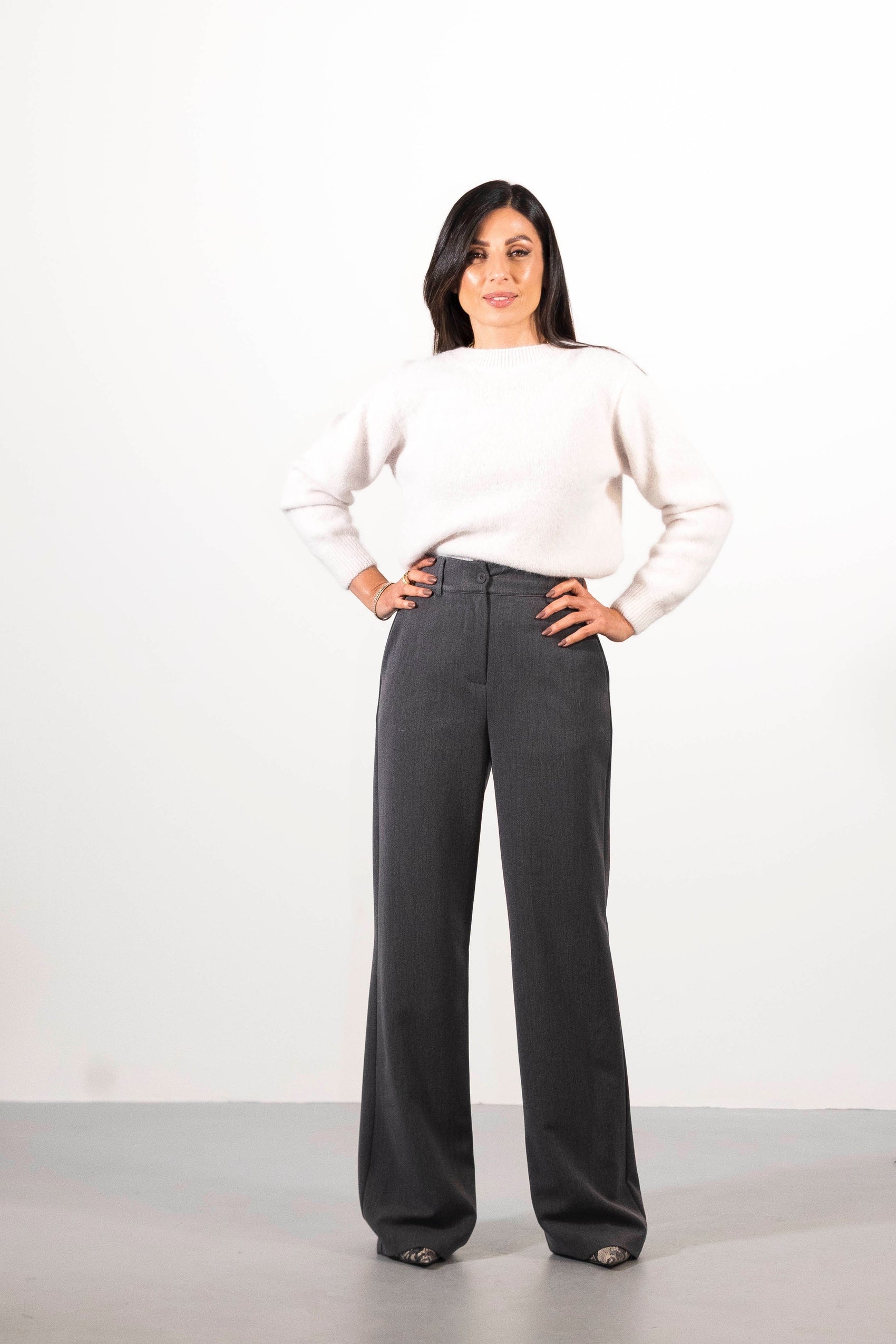 Pantaloni palazzo a gamba larga