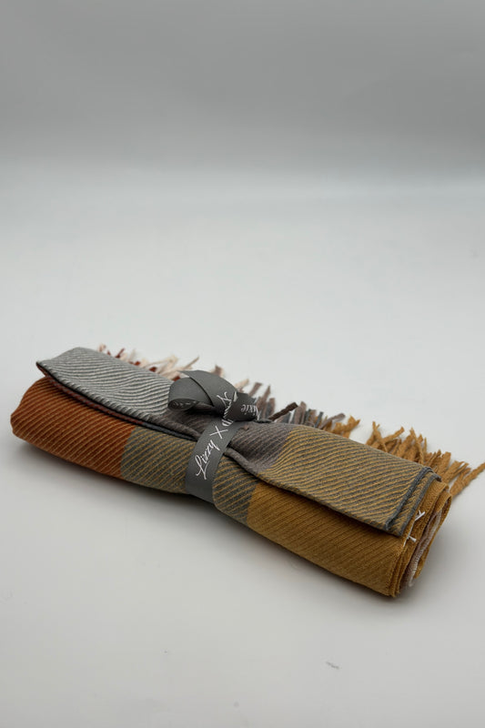 Sciarpa Lana & Viscosa Quadri