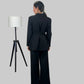 Blazer doppio petto con tasche a filetto