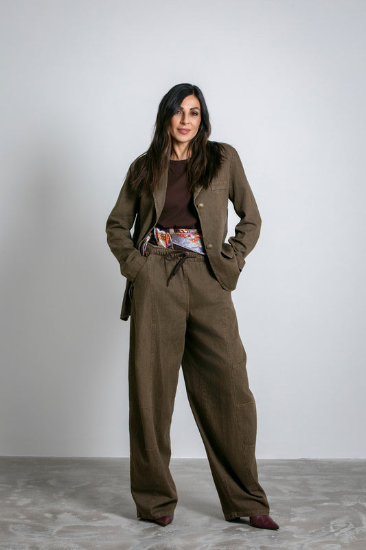 Blazer regular-fit con tasche applicate frontali