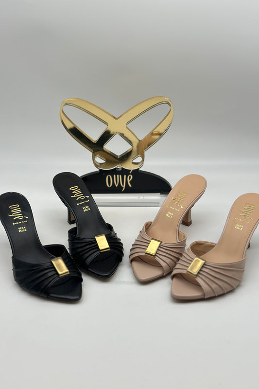 Ovyé Mules Inserto Dorato