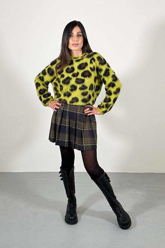 Maglia fantasia animalier