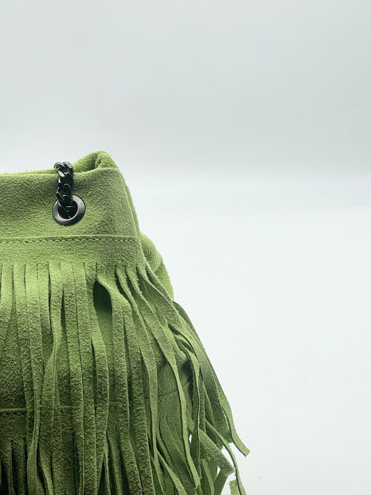 Borsa Scamosciata Frange