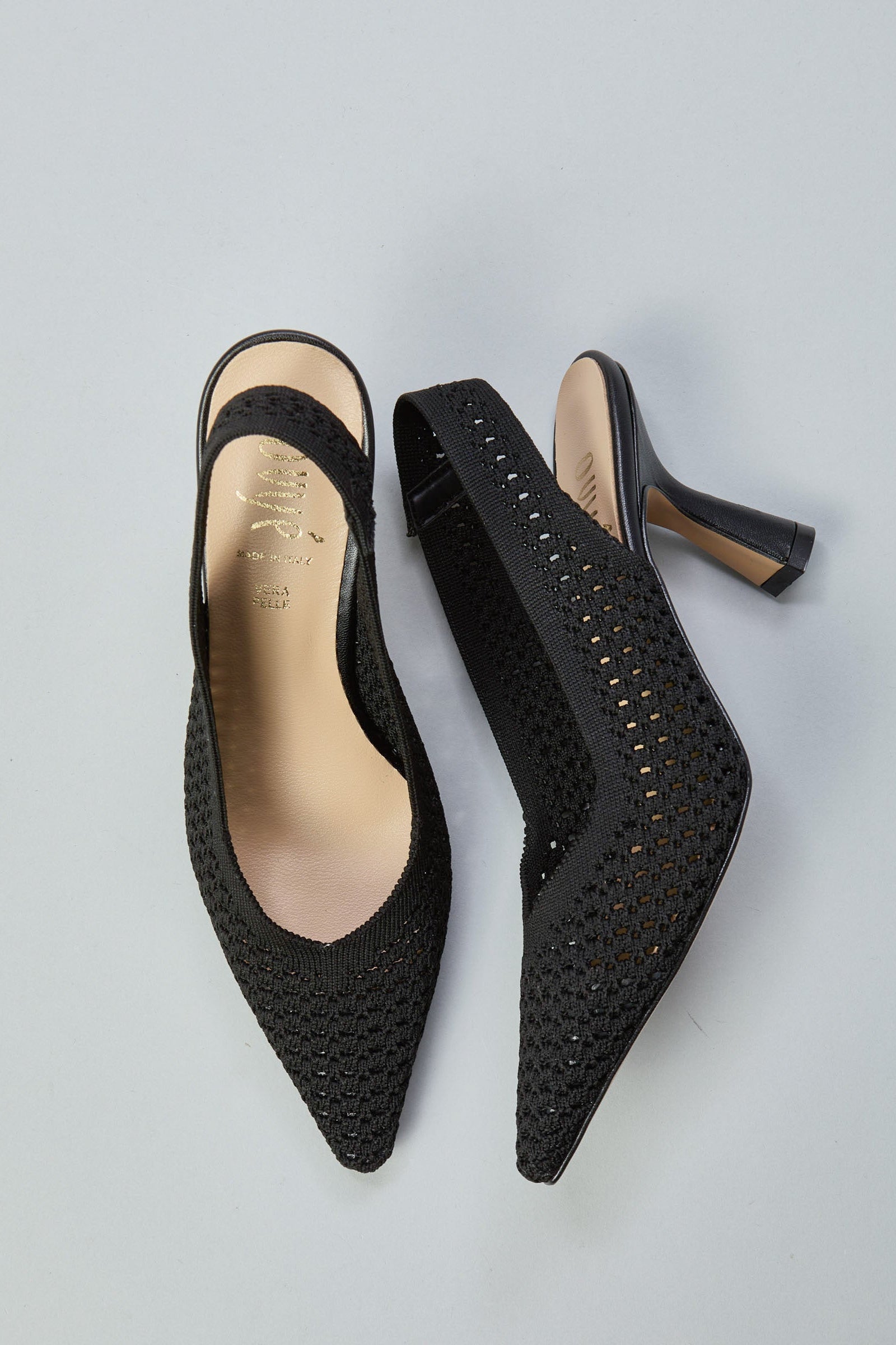 Slingback Punta in Maglia